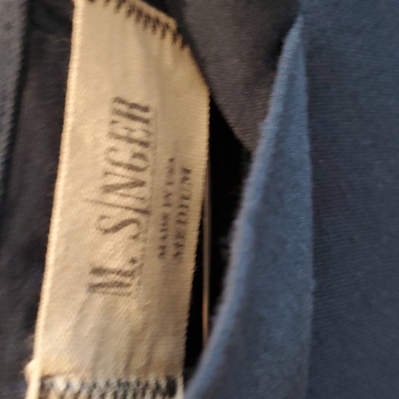 M. Singer Lightweight Blue Hoodie - Picture 2 of 4